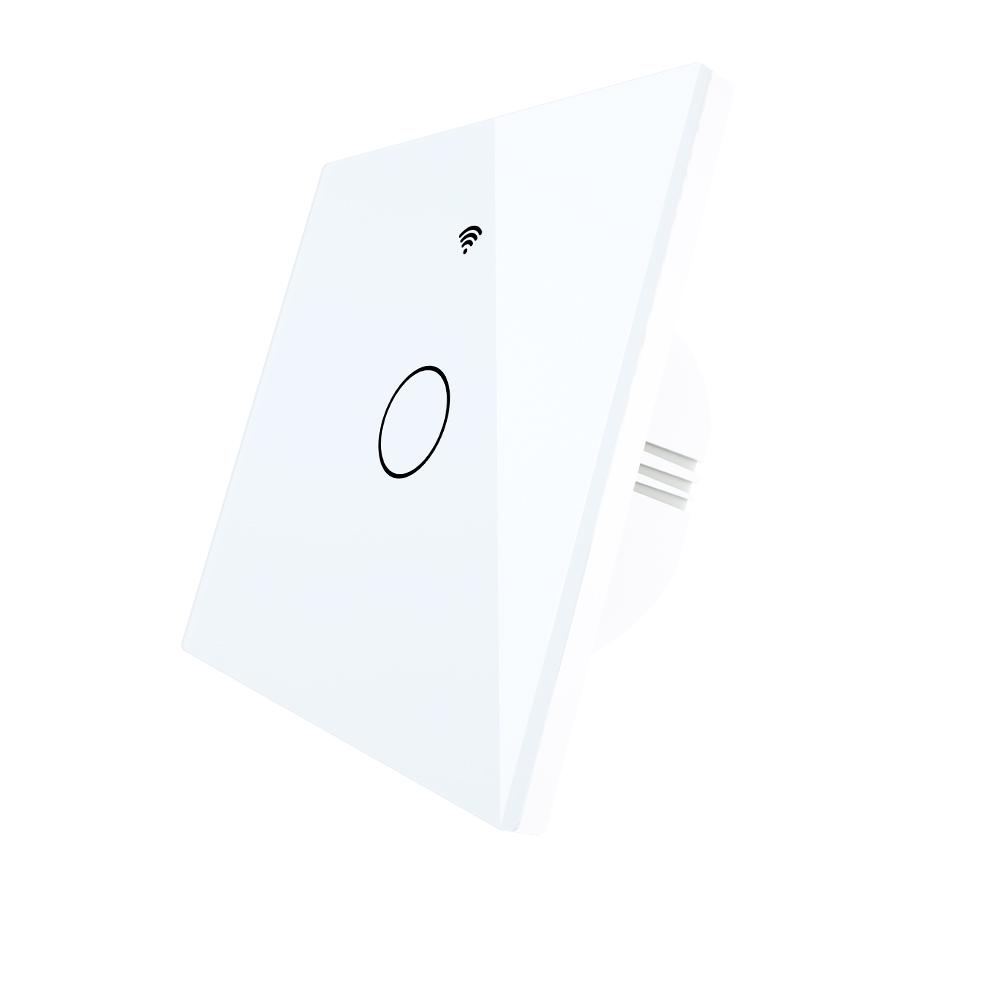 Moes WiFi RF433 Wall Touch Switch No Neutral Wire Needed Wireless Smart Life/Tuya App Relay Status and Backlight Switch