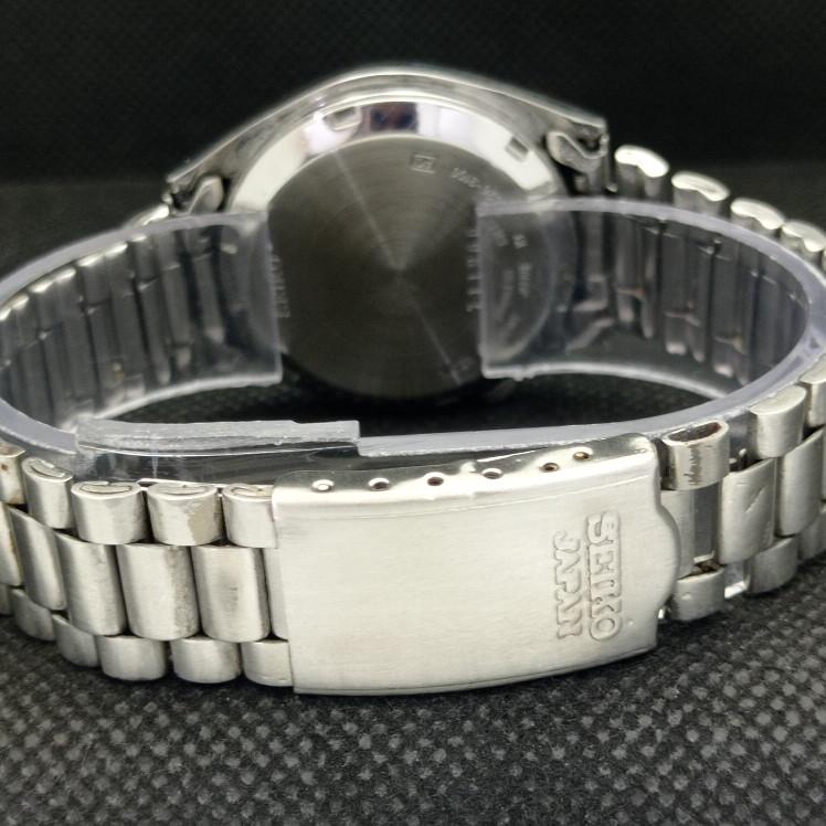 POUŽITÉ VINTAGE SEIKO 5 AUTO 7S26A JAPONSKÉ PÁNSKÉ HODINKY S ČERNÝM CIFERNÍKEM 621a-a413421-2 SKU621a-a413421
