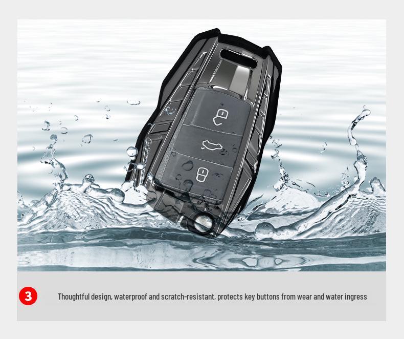 Protective Key Shell for Volkswagen Tharu, Polo, and Touran 2025 Models