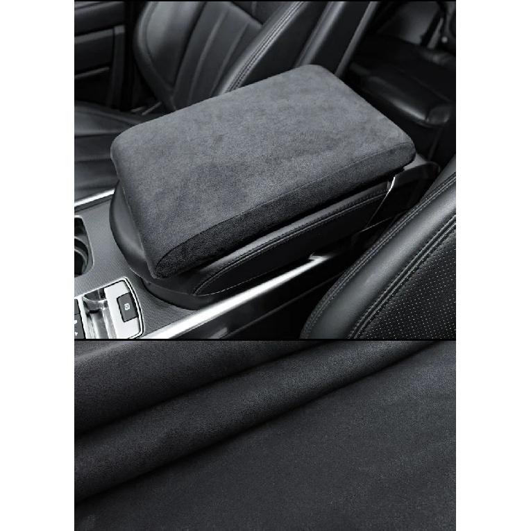 Suede Plush Car Armrest Box Cushion Heightening General Memory Foam Auto Armrest Cover Pad Hand Support Interior Accessories