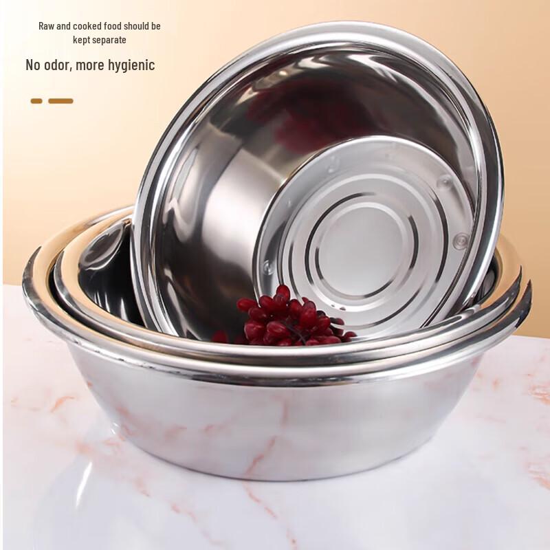 Huabeishi Stainless Steel Multi-purpose Mixing Bowl
