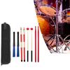 5 PCS/Set Drumstick Case Instrument Bag Handheld Drumstick Storage with Cleaning Brushes for Acoustic Drummer Drums Folk Songs