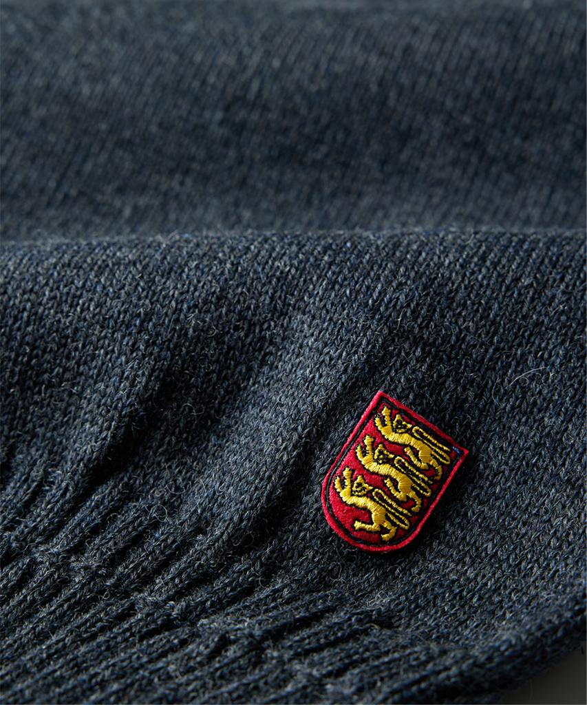 Geonjiulleunseu Crewneck Wholegarment Sweater - Charcoal
