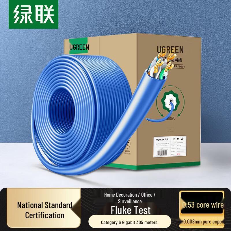 

UGREEN Cat6 Non-Shielded Bulk Ethernet Cable