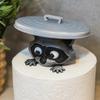 Whimsical Raccoons Bathroom Accessory Multifunctional Tissue Paper Shelf Space Saving Home Decors Solution