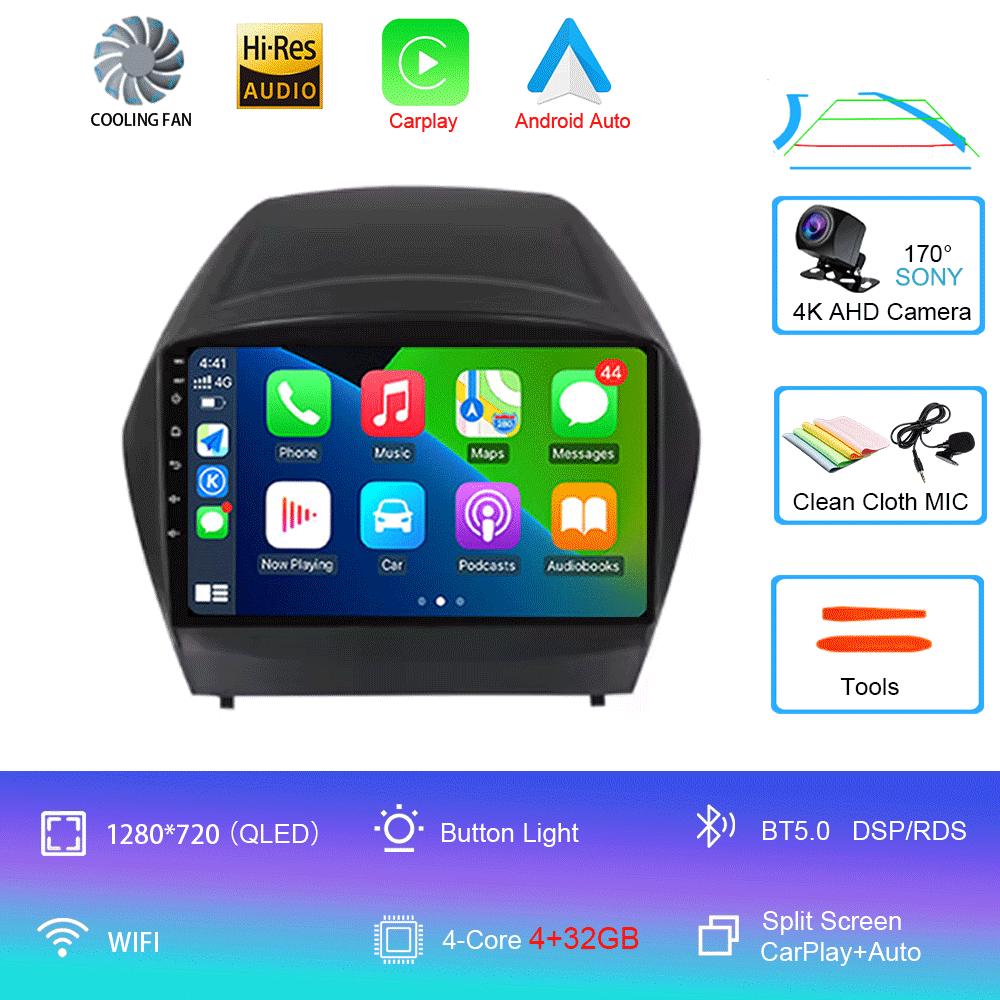 For HYUNDAI TUCSON IX35 2012 2013 2014 2015 8Core 4G WIFI Android 14 Car Multimedia Stereo Car DVD Player Navigation GPS Radio