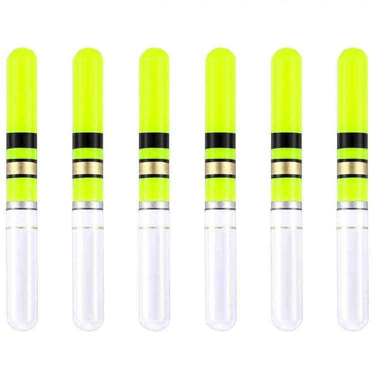6pcs Night Angling LED Floating Tip Light, Luminescent Fishing Glowing Stick, Portables  Bright Bobbers  Light for Angling