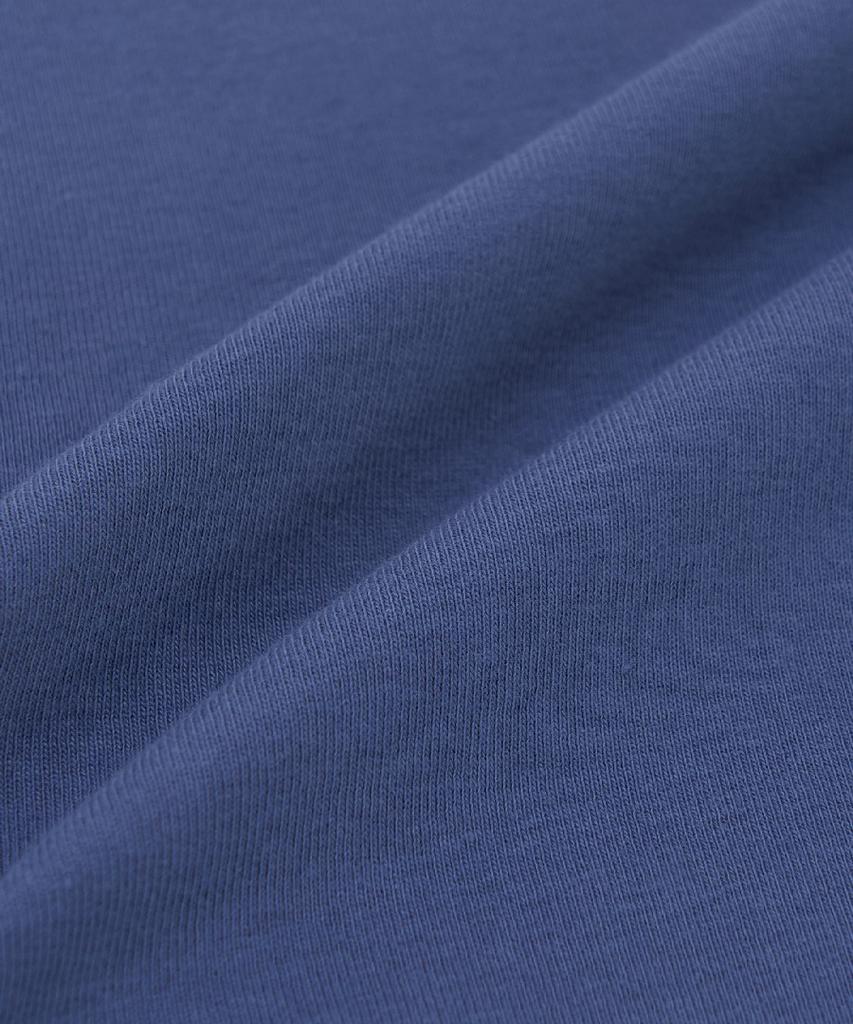 Emelbi Women'S Boat Neck Lettering Long Sleeve T-Shirt La (Indigo)
