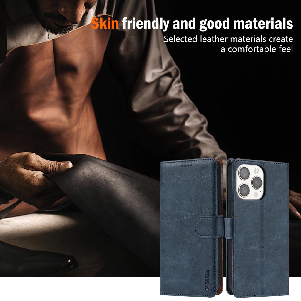 Luxury Business Wallet Leather Case For iPhone 17 16 15 14 13 12 11 Pro Max 15 Plus SE3 Magnetic Flip Cash With Card Slots Cover
