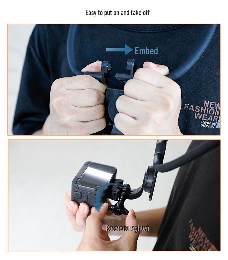 Insta360 Ace2 Pro Magnetische Schnellwechsel-Halsbandhalterung für Action5/4/3 Kameras