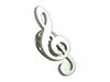 No-brand Product Pin Lapel Musical Treble Silver Badge, Pin, Brooch, Note, Clef, Music, C,