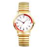 Watch with Elastic One Size Fits Quartz Stainless Analog Adjustable Strap Suitable for Business Use Perfect Gift for or As a Gift for Her Women's