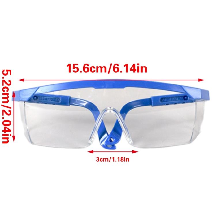 Set of 12 Safety Goggles for Lab Garden Industry Nice Visual Eye Protections For Multiple Occupational Use