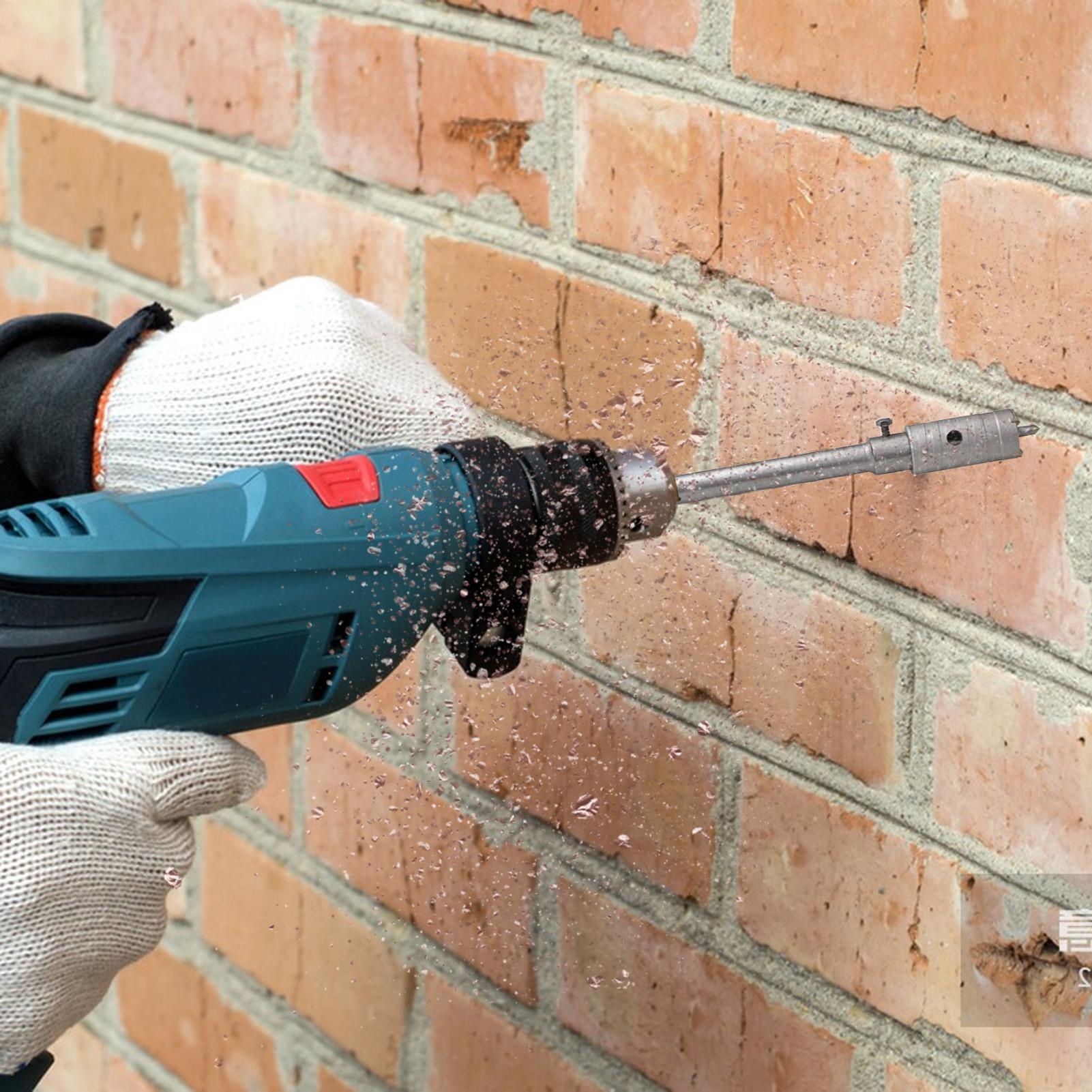 

Core Drill Bit Drilling Heavy Duty Plumbing Tools Cement Brick Wall Hole Saw Tool For Tile Brick Stone Ceramic Glass Wall 30mm
