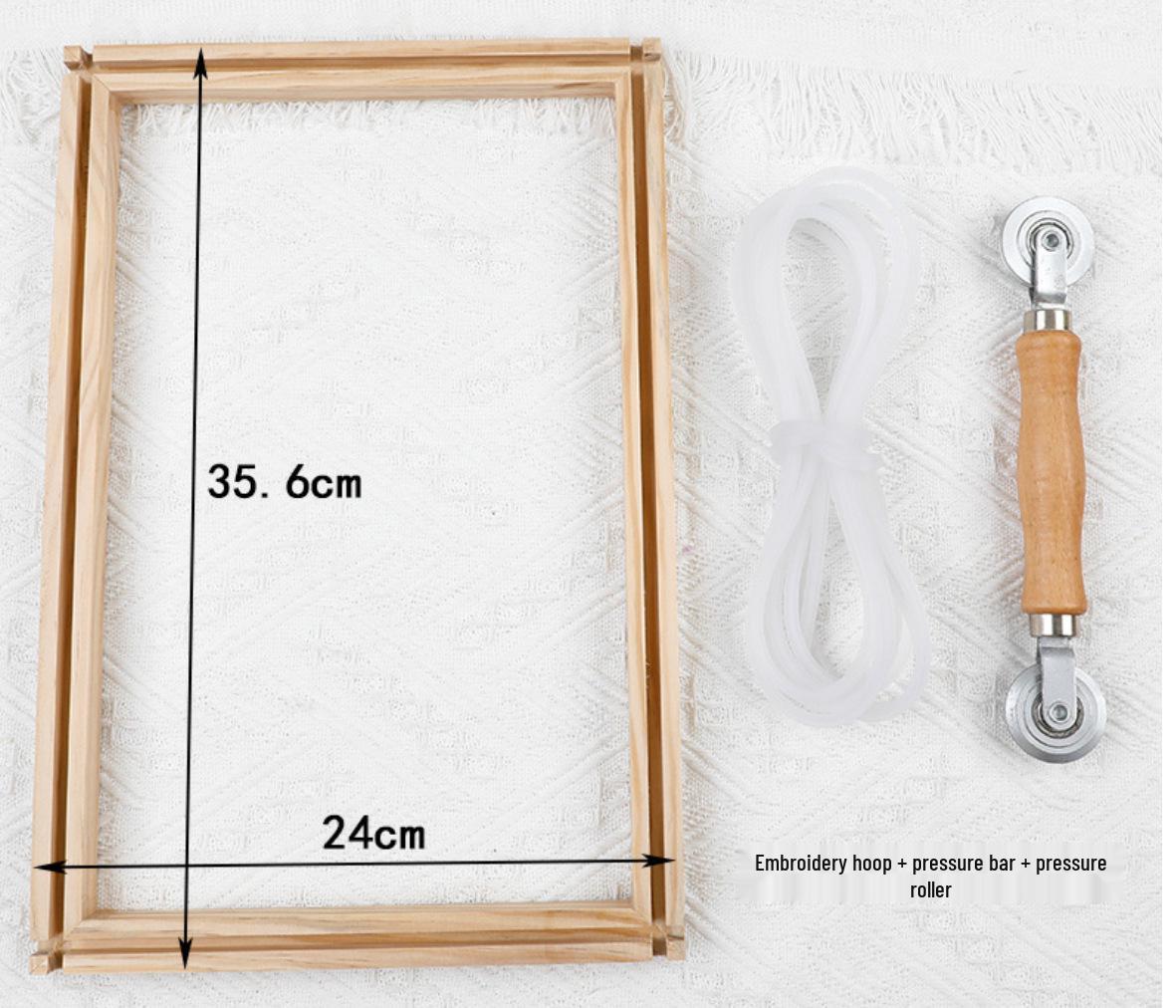 Регулируемая настольная подставка из бука для вышивания крестом и вышивки