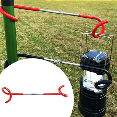Anti- Camping Hook Hanger Multifunctional Lamp Lantern Equipment Holder for Outdoor Tent Poles