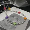 Bohemiean Star Bead Clavicle Chain Fashion Star Charm Necklace Star Chain Choker Womens Daily Outfits Delicate Jewelry