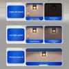 Solar Outdoor Wall Lamp with Motion Sensor - Warm Light for Garden, Courtyard, Balcony