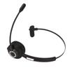 Bluetooth Telephone Headset Single Ear Wireless Customer Service Headphone with Rotatable Mic for PC