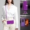 ASUWISH For Samsung Galaxy A05 4G Case 10 Card Holder Glitter Leather Phone Cover with Crossbody Strap