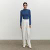 Tshirt Sleeve Women Long Summer Half Stand Collar Solid