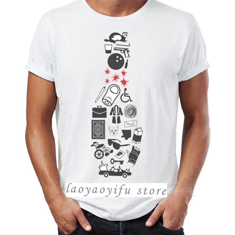 Men Women TShirts The The Big Lebowski The Dude Abide Walter The Jesus Artsy Awesome Artwork Print Tops Unisex Summer XS-4XL