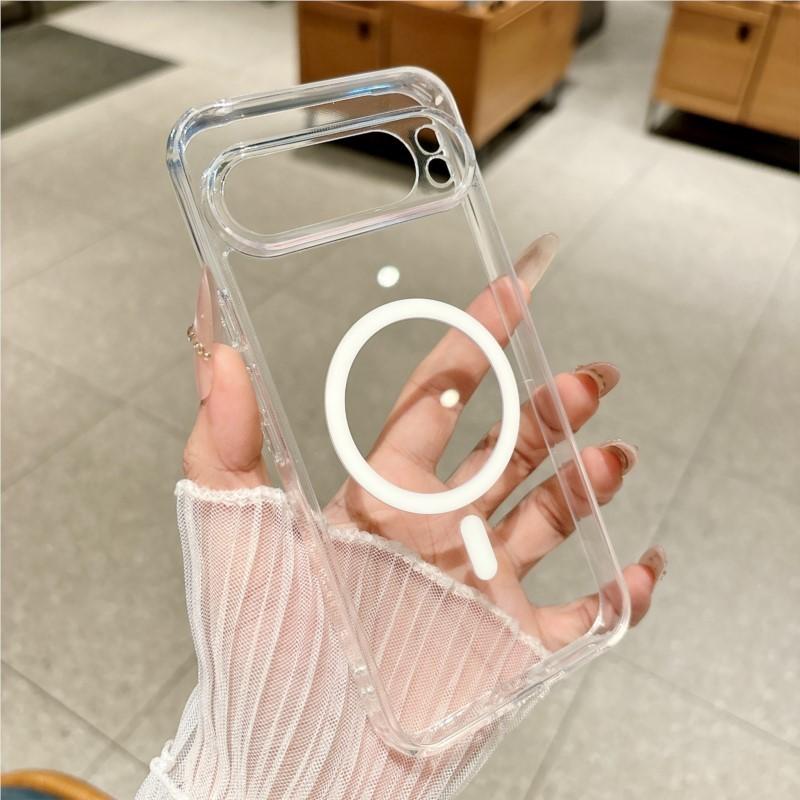 Luxury Matte Clear Shockproof Case for Magsafe for Google Pixel 6 6A 7 7A 8 8A 9 9A 10 10A Pro XL Magnetic Bumper Armor Cover