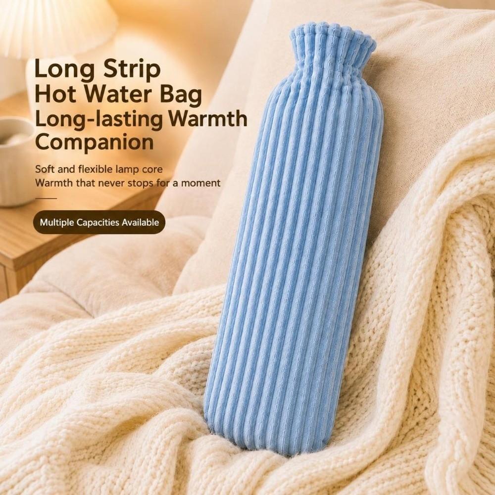 Extra Long Long Hot Water Bottle 500ml/1000ml/2500ml Warm Compress Heater  Winter Hand Warmer