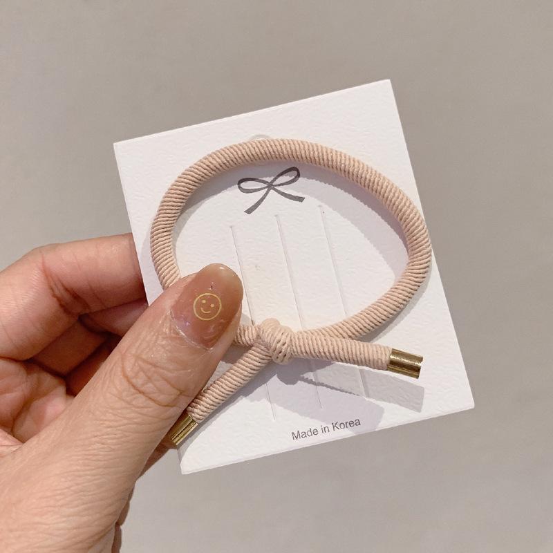 Korean High Elastic Knotted Hair Scrunchie for Women