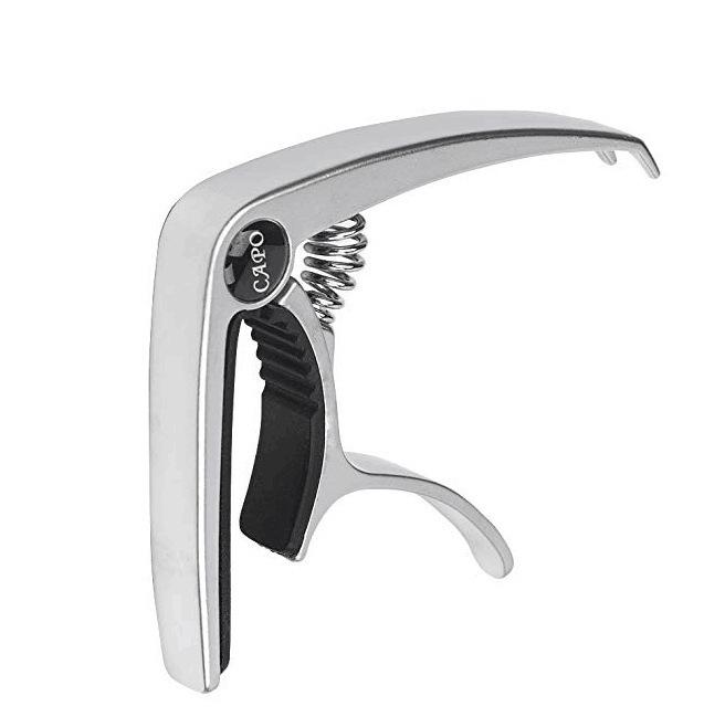 Metal Guitar and Ukulele Capo for Acoustic and Folk Instruments