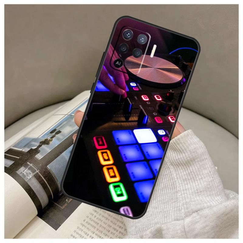 Music DJ Controller Mixer Case For Oppo A16 A76 A96 A60 A98 A58 A78 A18 A38 A80 A40 A77 A57 A17 A74 A54 A94 A15 A5 Pro