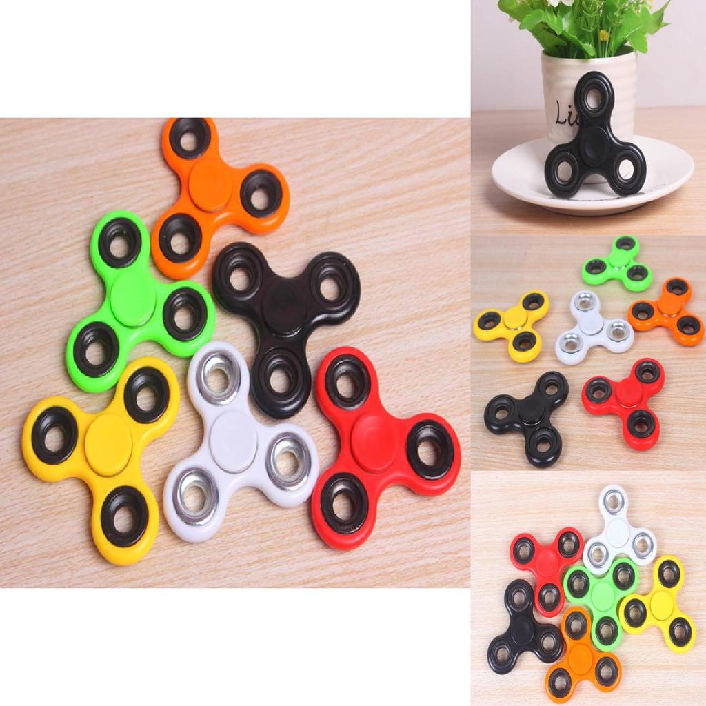 Colorful Metal Fidget Spinner Stress Relief Triangular Gyro Adult Edc Finger Spinner