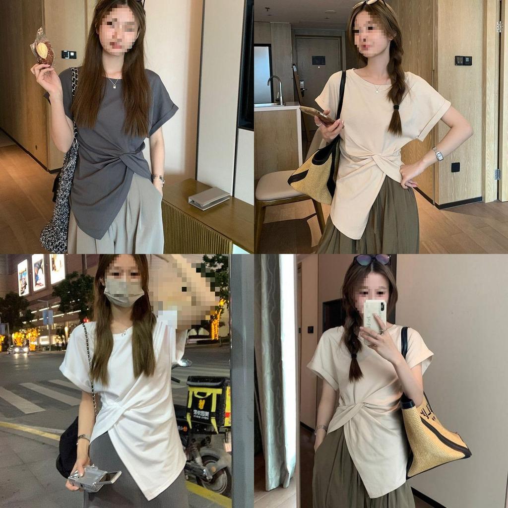 Tshirt Summer Womens French Style Loose Fit Sleeveless Top With Embroidery For Casual Wear