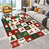 Christmas Theme Floor Carpet, Soft Area Rug, Xmas Indoor Home Holiday Decoration