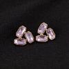 European & American Luxury Geometric Rhinestone Stud Earrings - Chic, Fashionable Design for Women