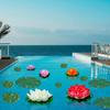 10PCS EVA Artificial Water Lilies - Lotus Leaves - Suitable for Pond, Aquarium - Fish Pond and Terrace Decoration
