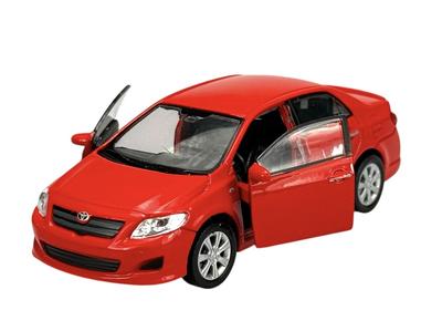 WELLY 2009 TOYOTA COROLLA RED 1:34 43608
