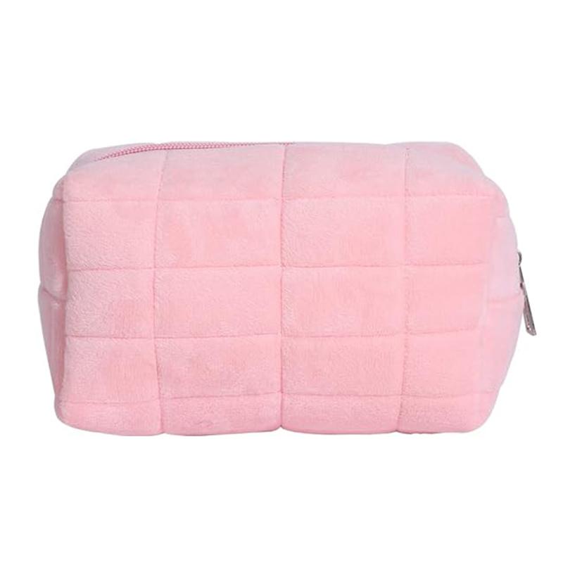 Luxury Cosmetic Packaging Tubes Cosmetics Makeups Full Set Packaging Wholesale Pouch for Women Carrying Pouch Travel Bags M розовый