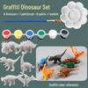 DIY Dinosaur Model Painting Kit for Kids - Creative Graffiti Toy for Boys and Girls