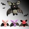 30cm Dämonenfledermaus Halloween Plüschtier Vierfarbige Dämonenfledermaus Cartoon Weiches Modell Für Jungen und Mädchen Weihnachten Halloween Feiertagsgeschenke