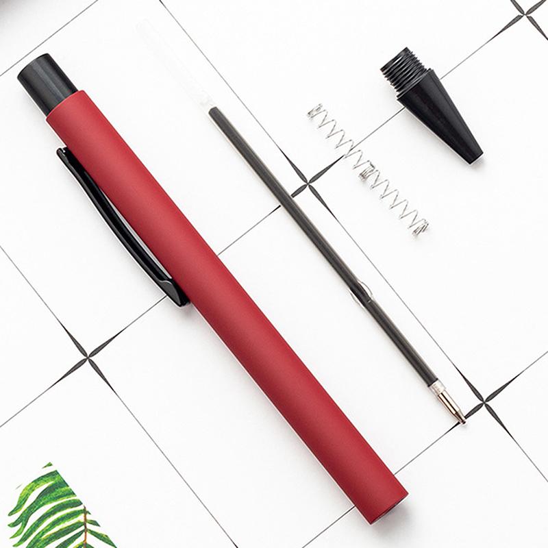 10Pcs Metal Gift Advertising Pen Student Stationery Office Ballpoint Pen Name Promotional Pen