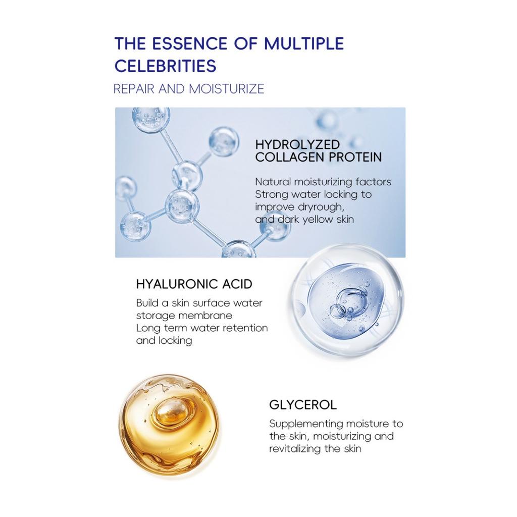 Feuchtigkeitsmaske mit Kollagen