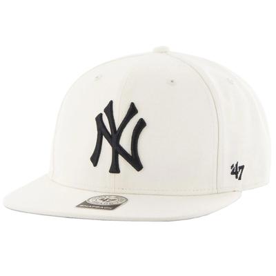 MLB New York Yankees No Shot Cap, Mens Beige Cap