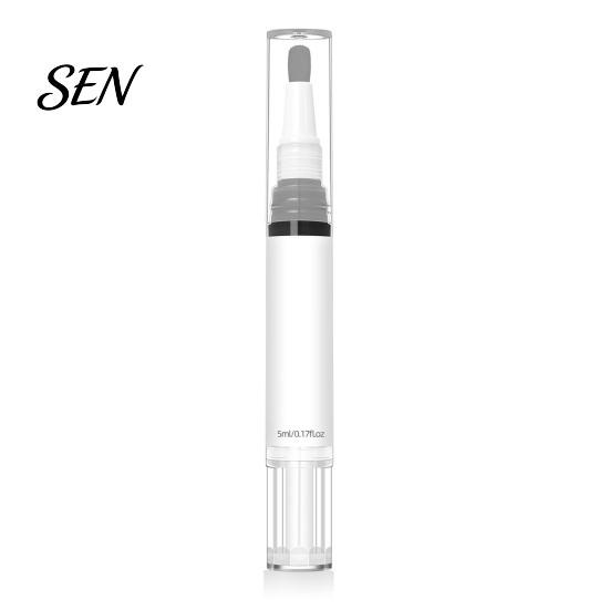 DIY Nail Art Werkzeug 5ML Wasserbasierter Nagellack Stift, Schnelltrocknend Keine Dekoration UV-Lampe Benötigt, Maniküre Stift für Frauen Anfänger Professioneller Malstift A white