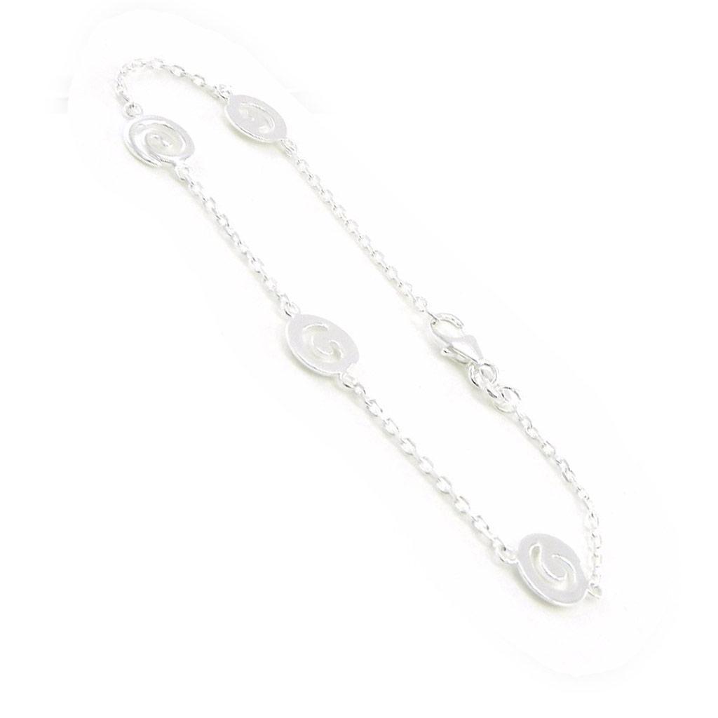 Les Trésors De Lily [I9095] - Silver Bracelet 'Choréographie' Silver (rhodium-plated) - 10 Mm