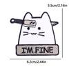 Cute Cat Duck Animal Cartoon Iron On Embroidery Patch for Kids Clothing Backpack Jacket School Bag Kawaii Design Decoration