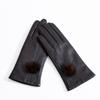 Genuine Leather Gloves Winter Women's Warm Gloves  Outdoor Sheepskin Gloves  Fleece Thickened Gloves