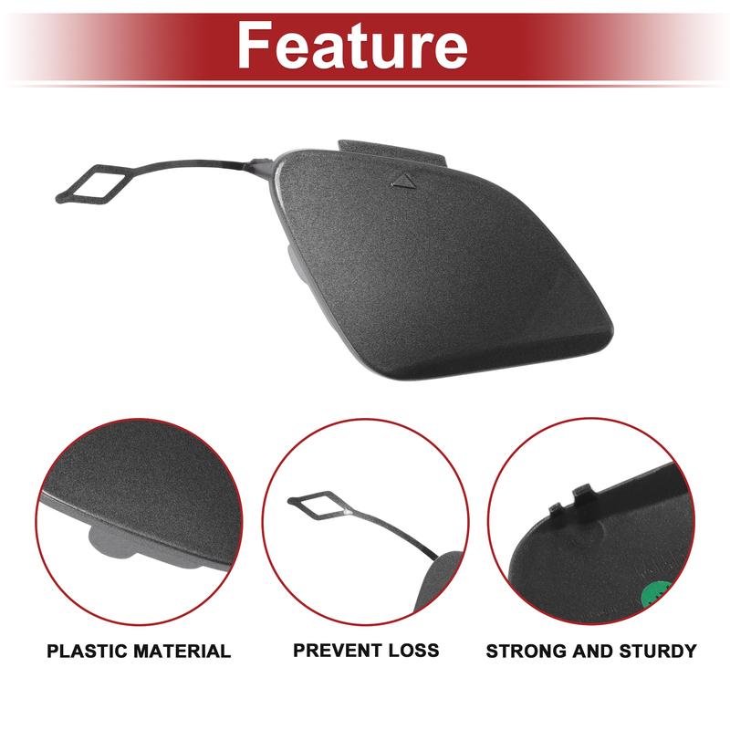X Autohaux Car Tow Hook Cover Cap for MercedesBenz CLA180 CLA200 Hook No.1178851300 Gray