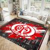 Tappeto in velluto di cristallo design FC Mainz Accogliente Non?Tappeto Stampato Antiscivolo per Camera da Letto Soggiorno Ingresso