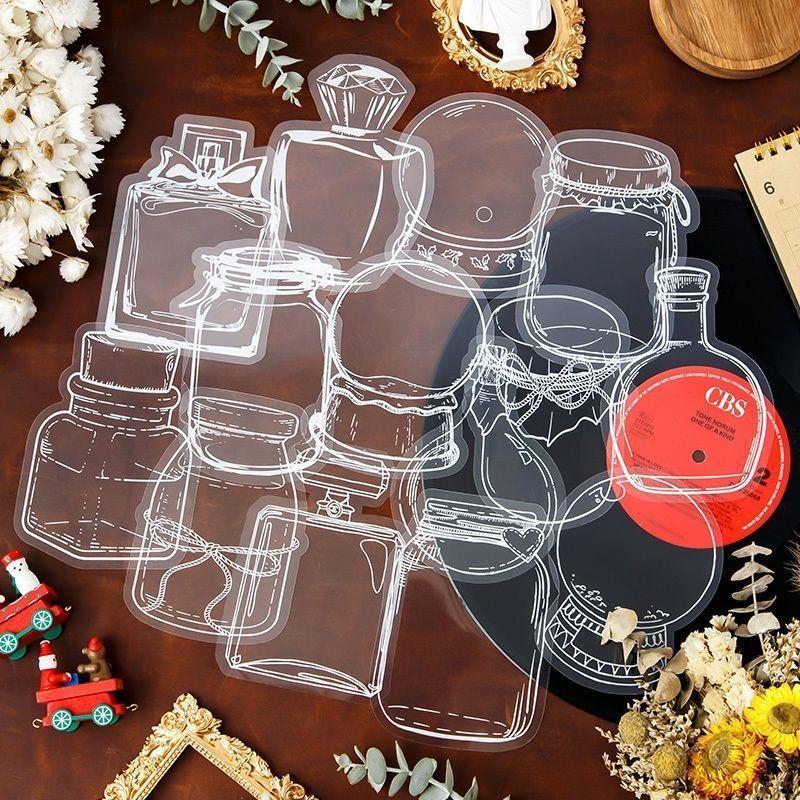 

20pcs DIY Handmade Creative Bookmarks, Plant Specimen Collection Cards, Carolfan Transparent Dried Flower Bookmarks